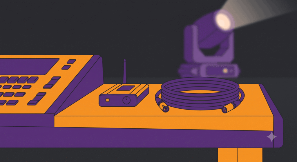 Wireless DMX vs Wired DMX