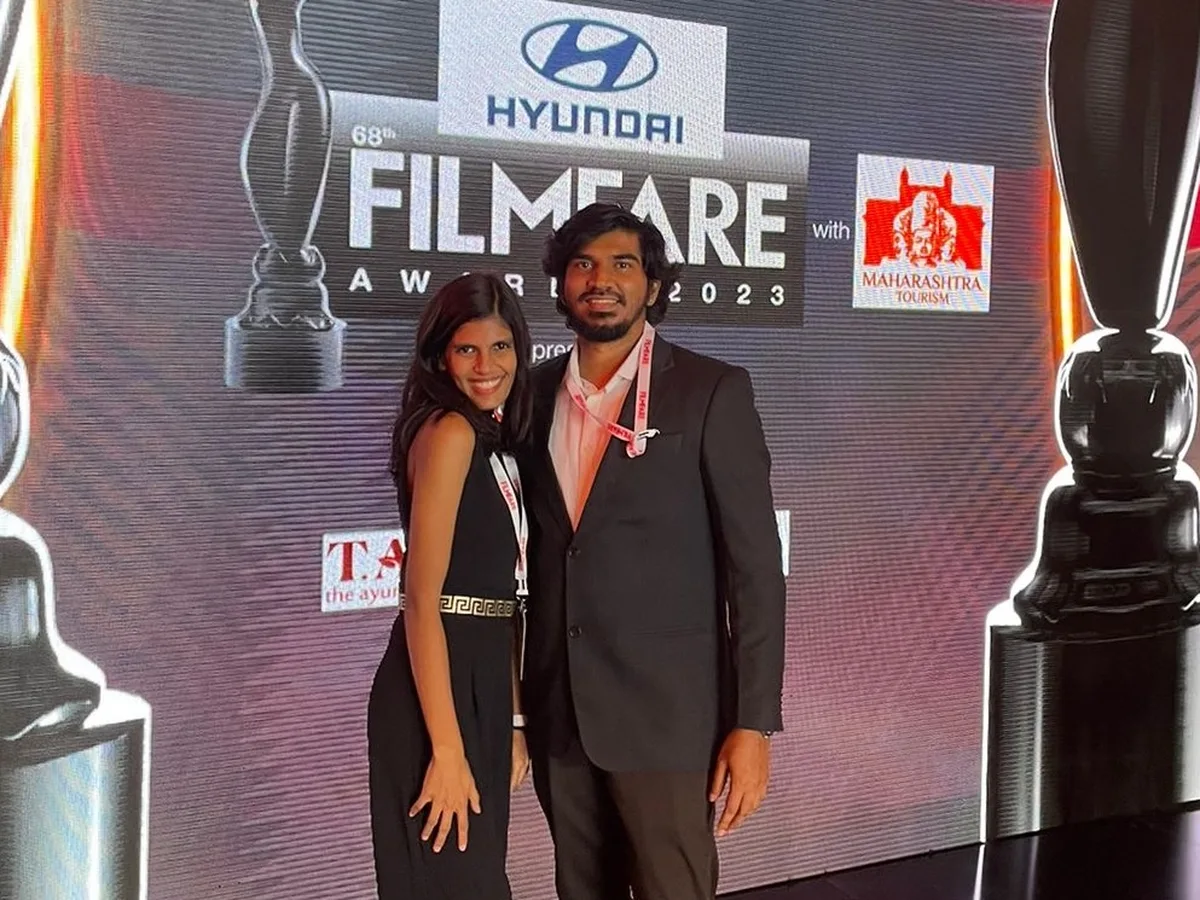 IIED students at the Filmfare Awards during their internship